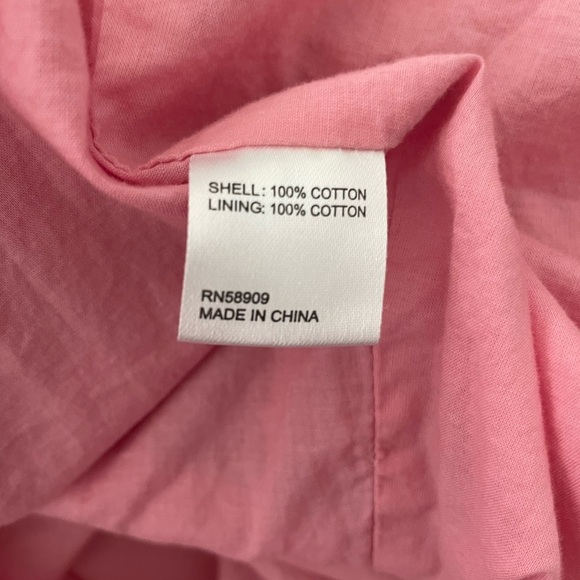 Antonio Melani Pink & Orange Floral Maxi Dress Cotton Size XS Tropical Summer - Picture 8 of 10